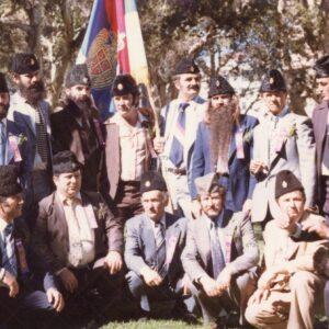1980's (early) - Pokret Members & Djordje Velickovic (Serbian flag)